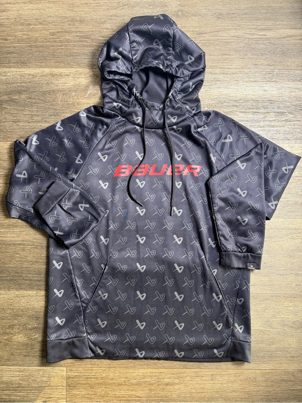 BAUER Icon Repeat black hoodie for Men
